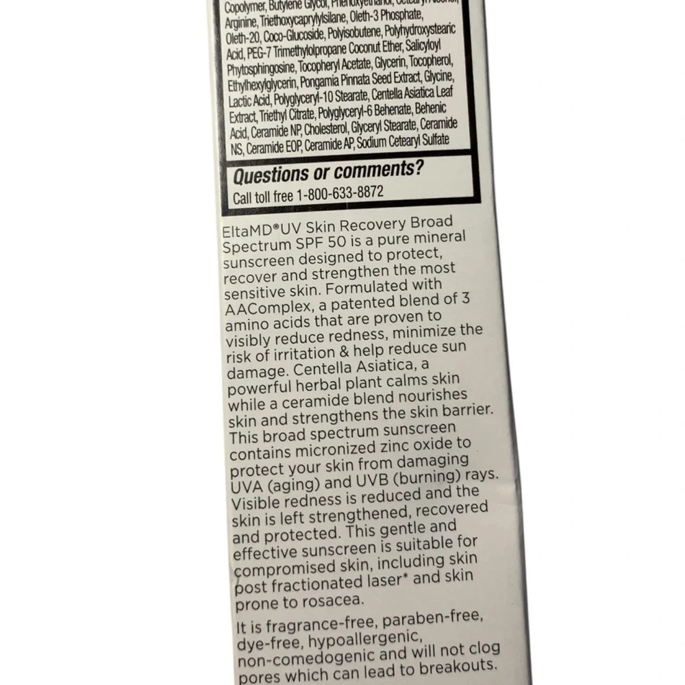 EltaMD UV Skin Recovery Face Sunscreen (30015) - Picture 4 of 7